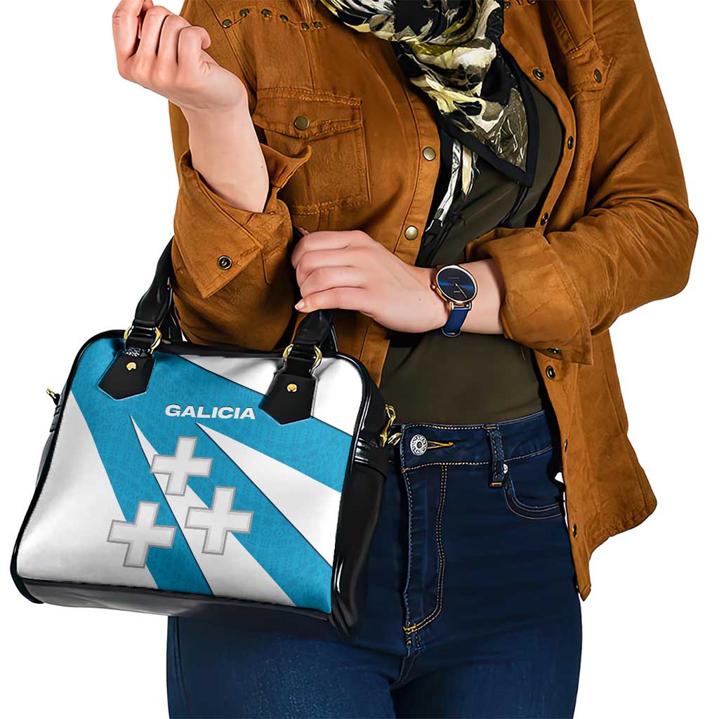 Galicia Flag Shoulder Handbag Autonomous Community of Spain TS04