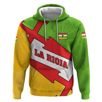 La Rioja Flag Hoodie Autonomous Community of Spain TS04