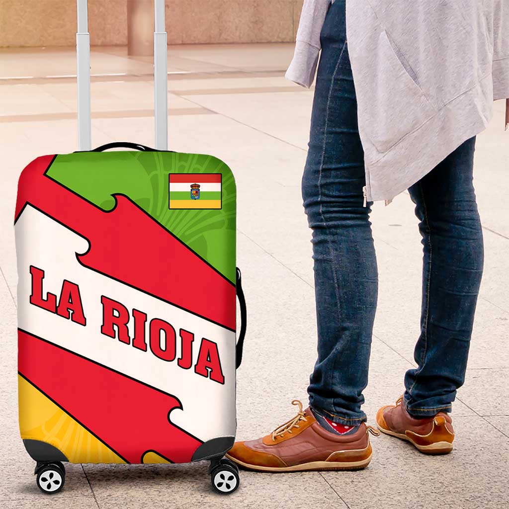 La Rioja Flag Luggage Cover Autonomous Community of Spain TS04
