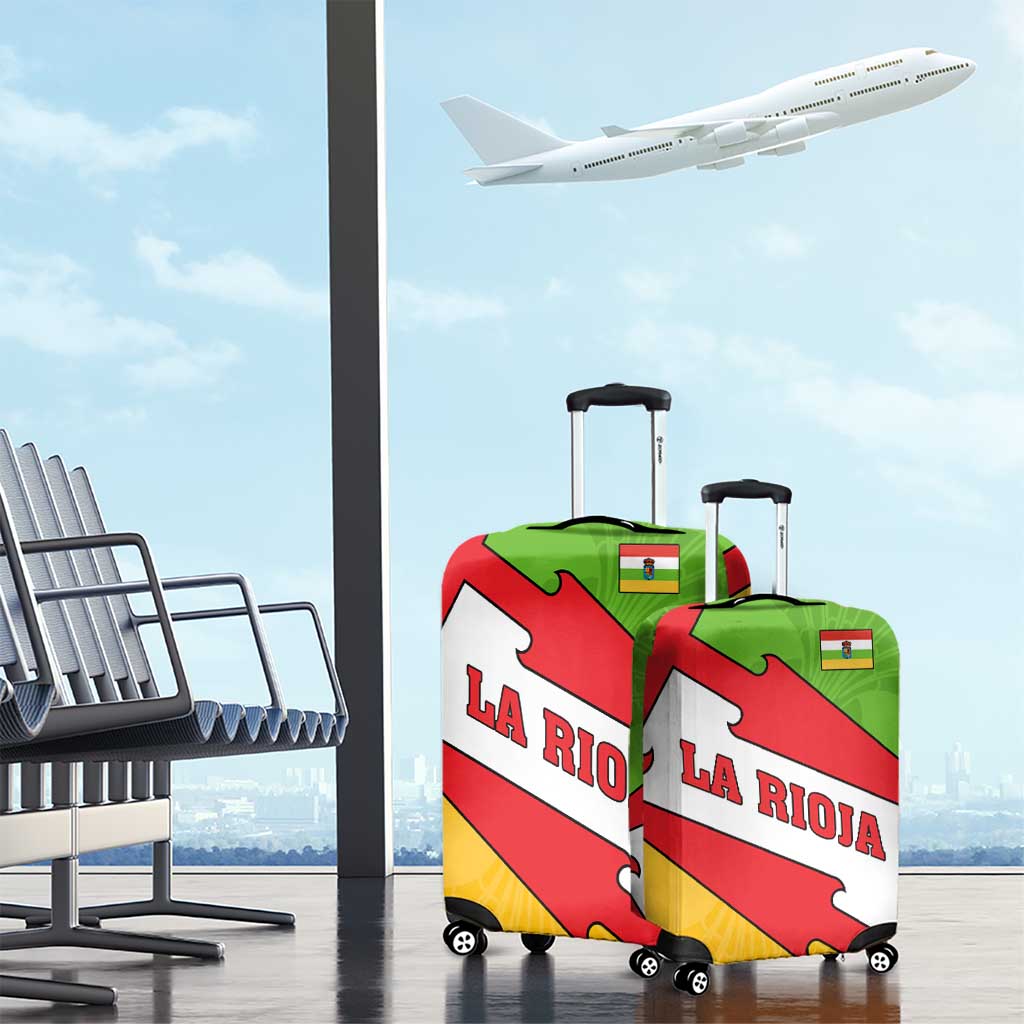 La Rioja Flag Luggage Cover Autonomous Community of Spain TS04