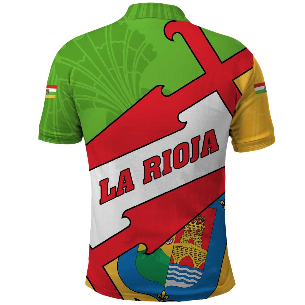 La Rioja Flag Polo Shirt Autonomous Community of Spain TS04