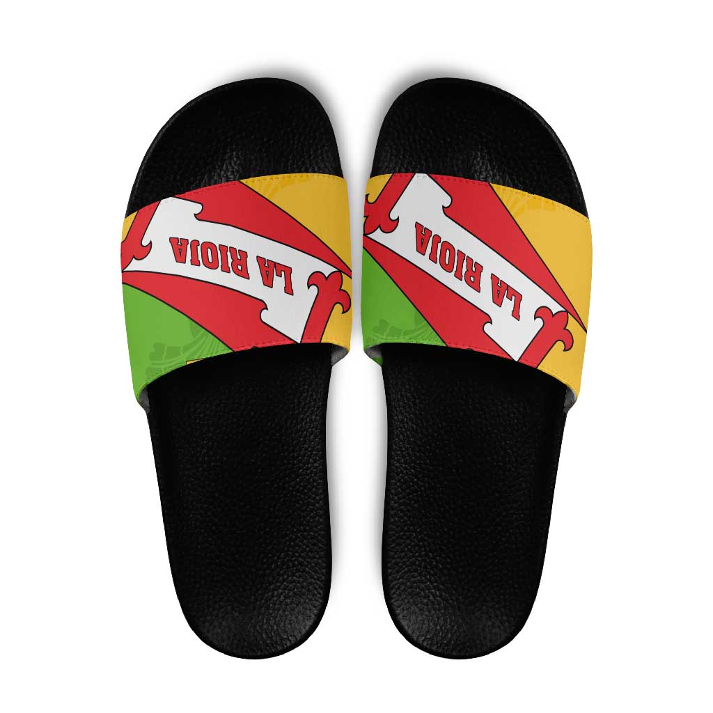 La Rioja Flag Slide Sandals Autonomous Community of Spain TS04