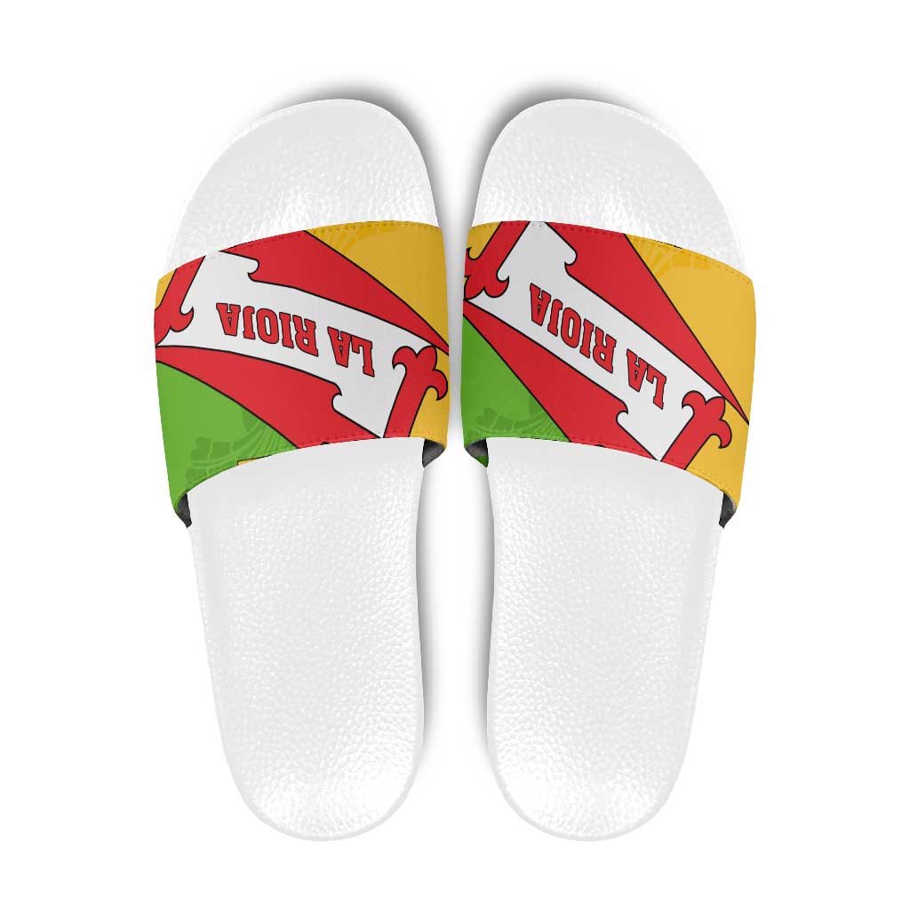 La Rioja Flag Slide Sandals Autonomous Community of Spain TS04