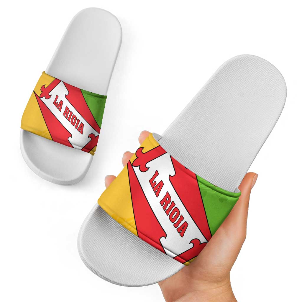 La Rioja Flag Slide Sandals Autonomous Community of Spain TS04