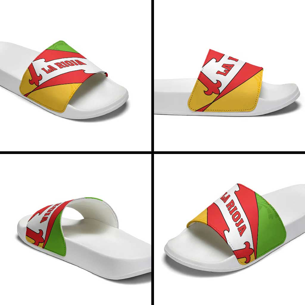 La Rioja Flag Slide Sandals Autonomous Community of Spain TS04