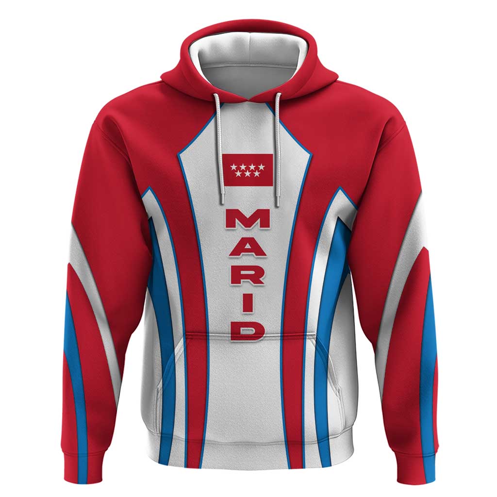 Madrid Flag Hoodie Autonomous Community of Spain TS04