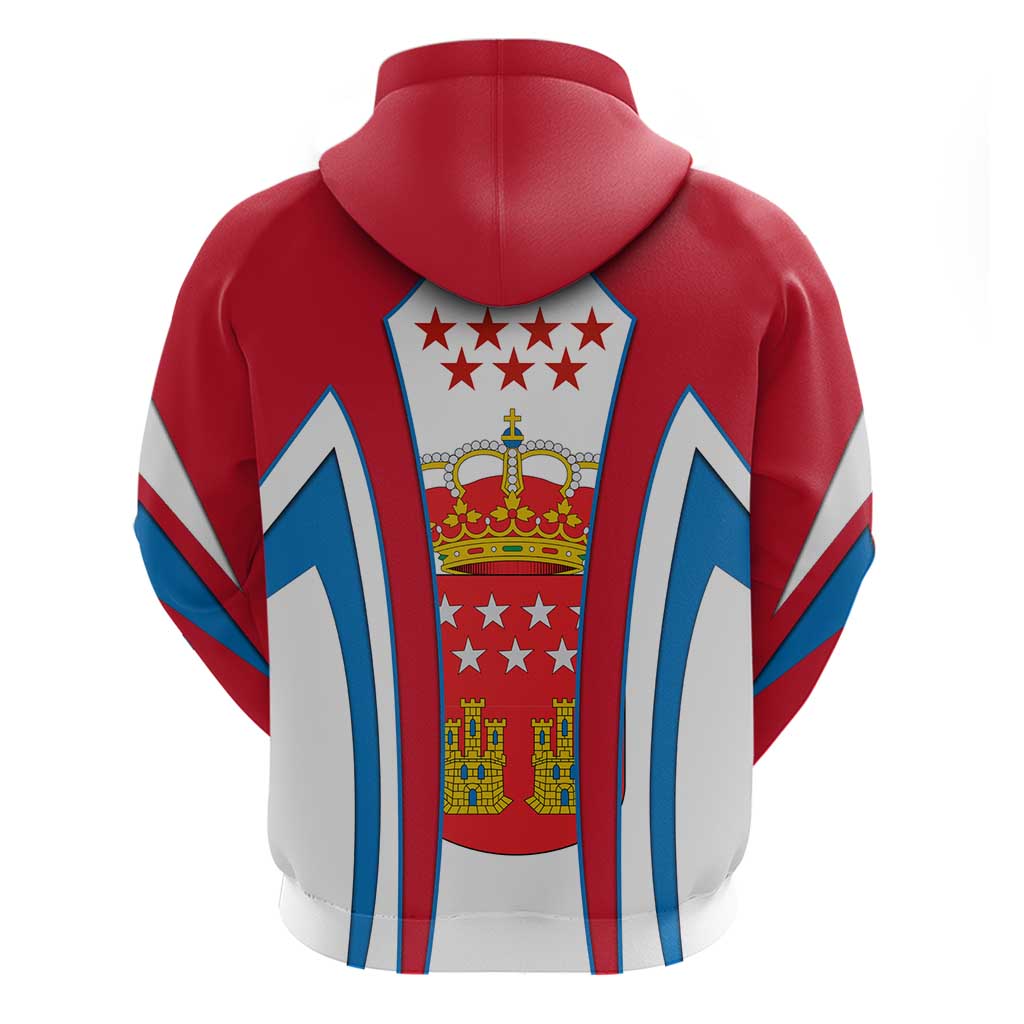 Madrid Flag Hoodie Autonomous Community of Spain TS04