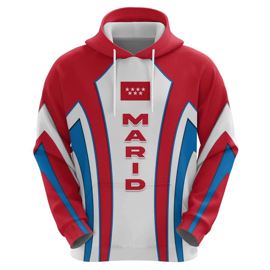 Madrid Flag Hoodie Autonomous Community of Spain TS04