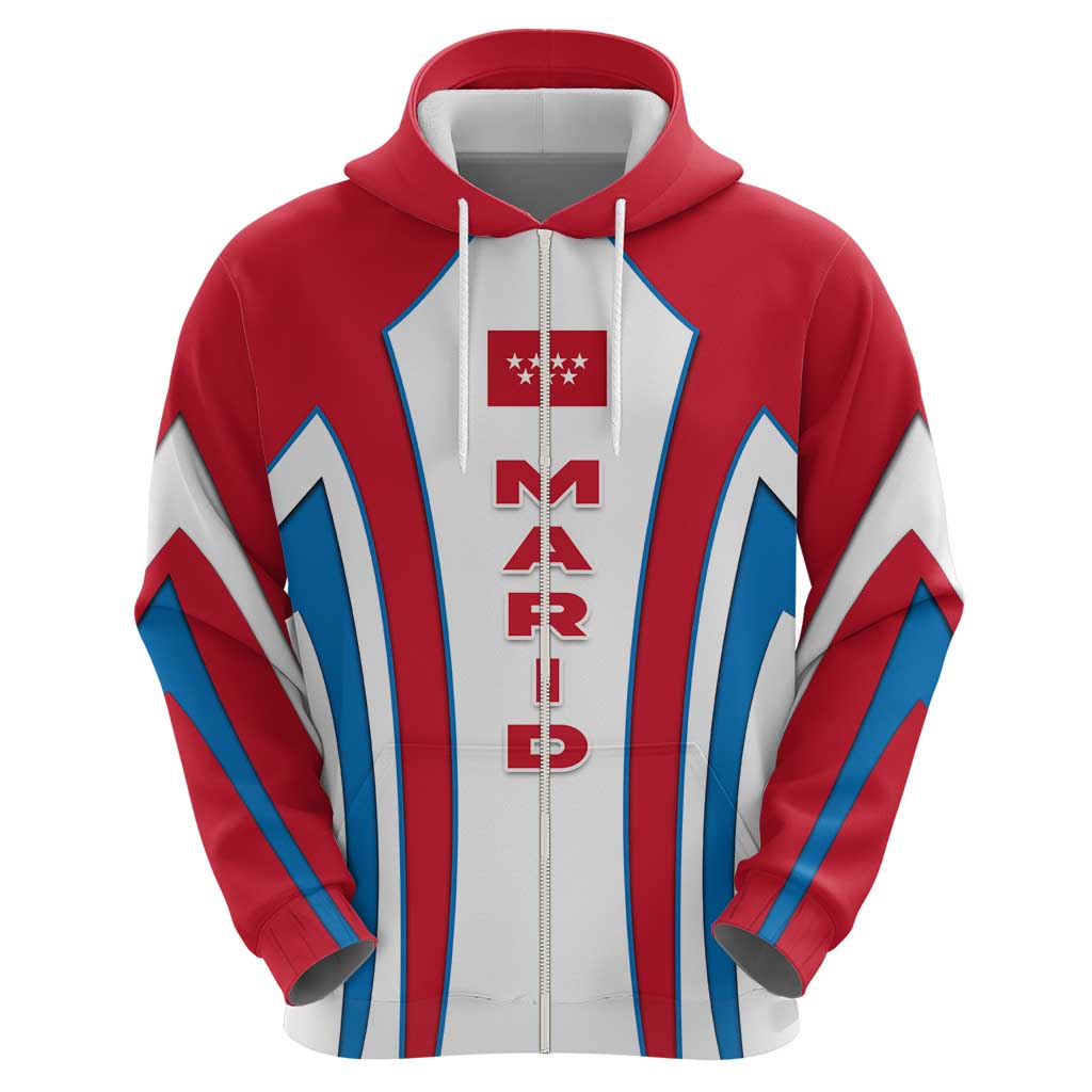 Madrid Flag Hoodie Autonomous Community of Spain TS04