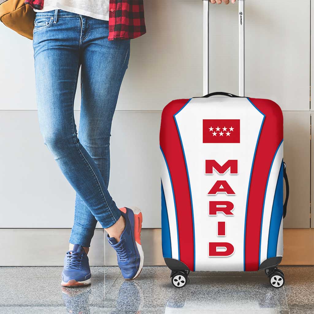 Madrid Flag Luggage Cover Autonomous Community of Spain TS04