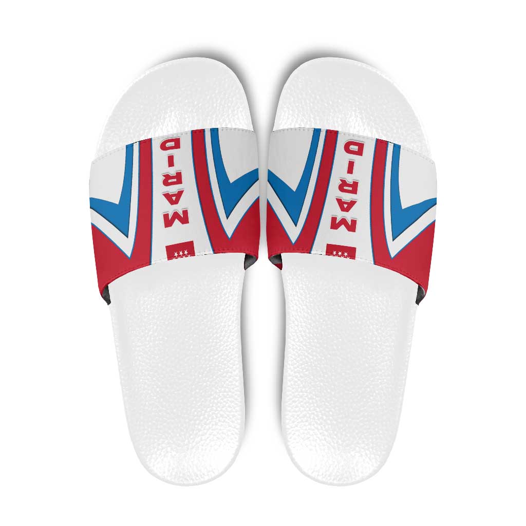 Madrid Flag Slide Sandals Autonomous Community of Spain TS04
