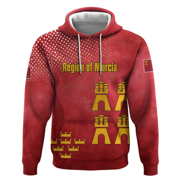 Region of Murcia Flag Hoodie Autonomous Community of Spain TS04