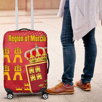 Region of Murcia Flag Luggage Cover Autonomous Community of Spain TS04