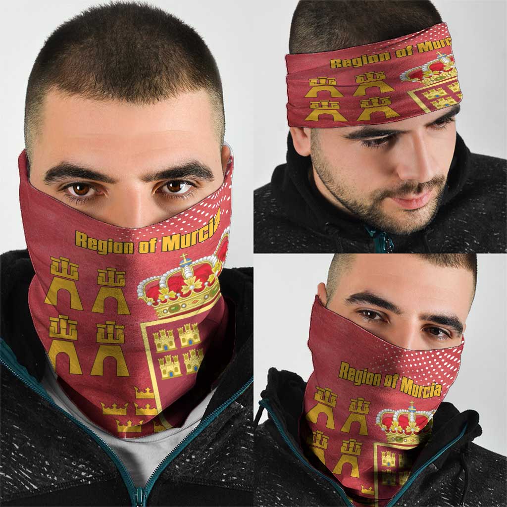 Region of Murcia Flag Neck Gaiter Autonomous Community of Spain TS04