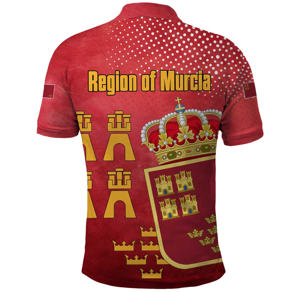 Region of Murcia Flag Polo Shirt Autonomous Community of Spain TS04