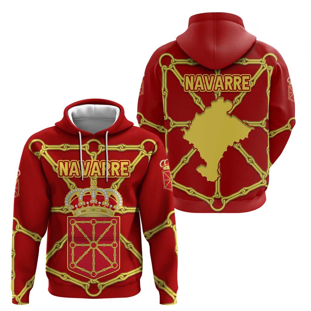 Navarre Flag Hoodie Autonomous Community of Spain TS04
