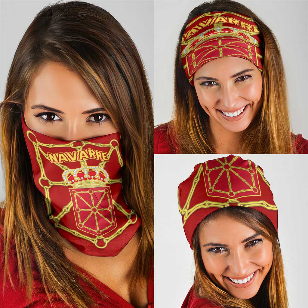 Navarre Flag Neck Gaiter Autonomous Community of Spain TS04