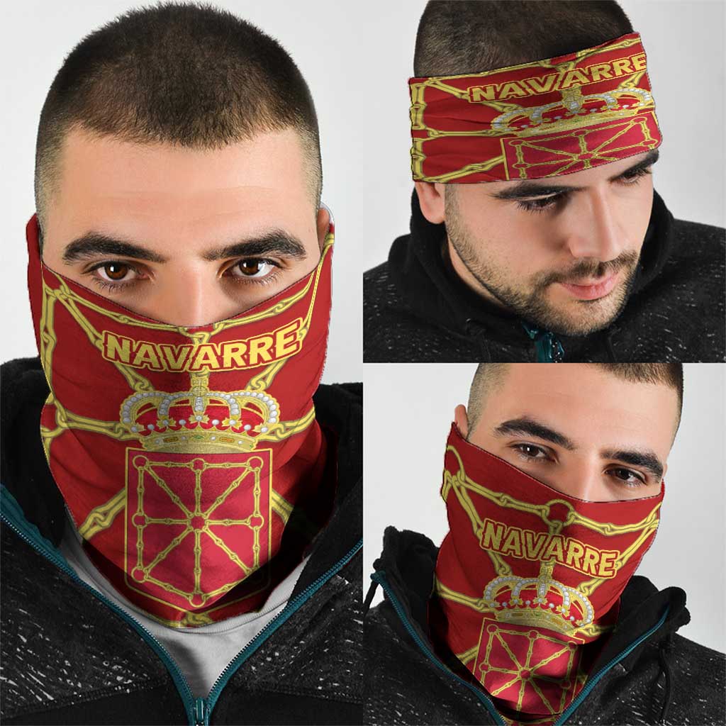 Navarre Flag Neck Gaiter Autonomous Community of Spain TS04