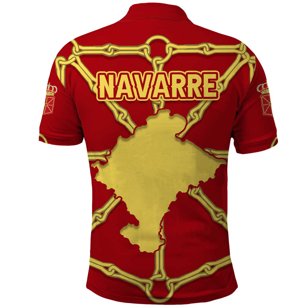 Navarre Flag Polo Shirt Autonomous Community of Spain TS04