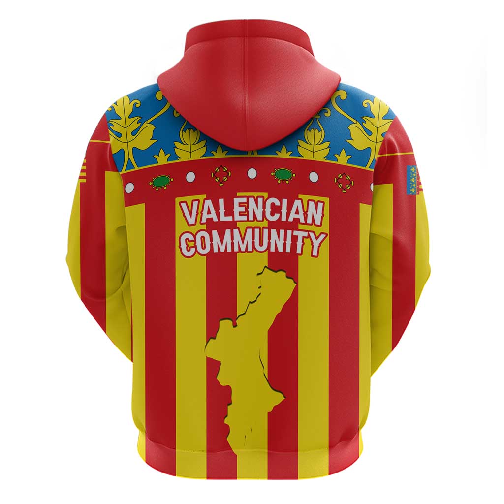 Valencian Community Flag Hoodie Autonomous Community of Spain TS04