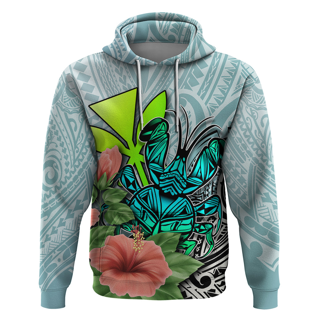 Polynesian Hawaii Hoodie Kanaka with Crab Tribal tattoo TS04