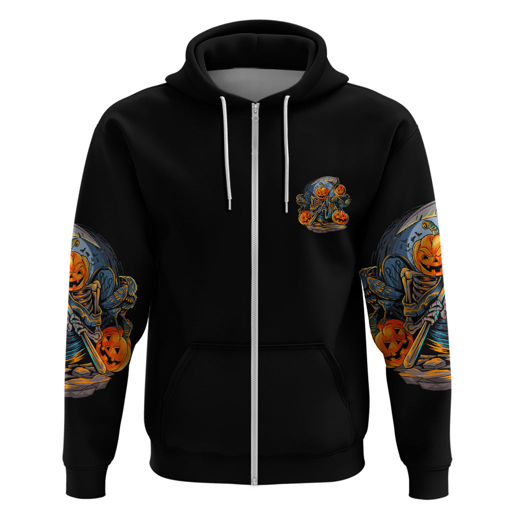 Of Course I'm Going To Hell Skull Pumpkin Halloween Hoodie TS04