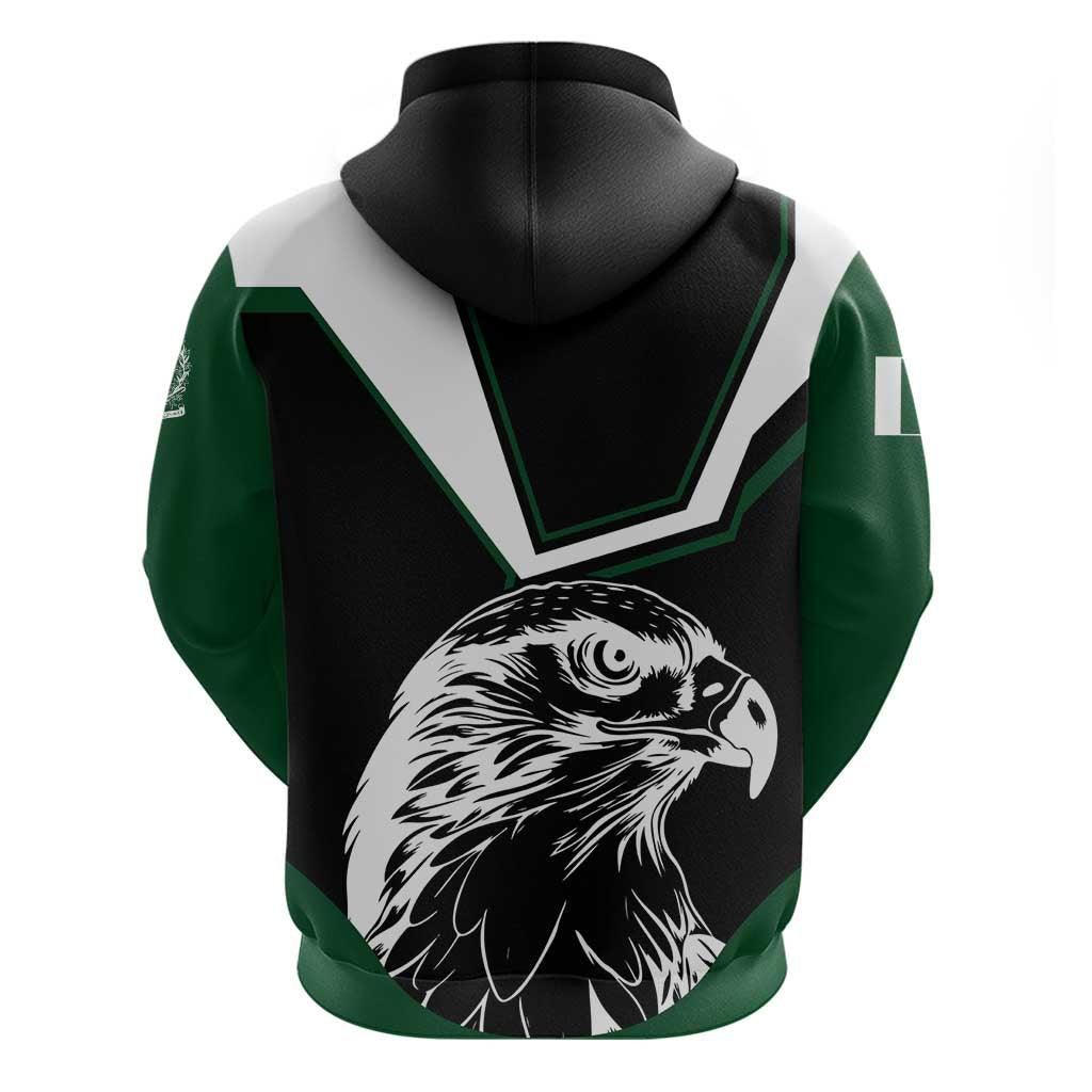 Pakistan Emblem Hoodie Eagle-Shaped Design with National Symbol TS04