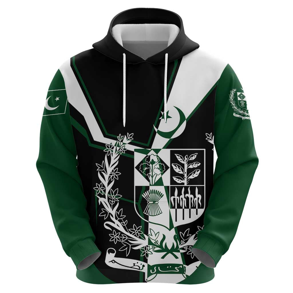 Pakistan Emblem Hoodie Eagle-Shaped Design with National Symbol TS04