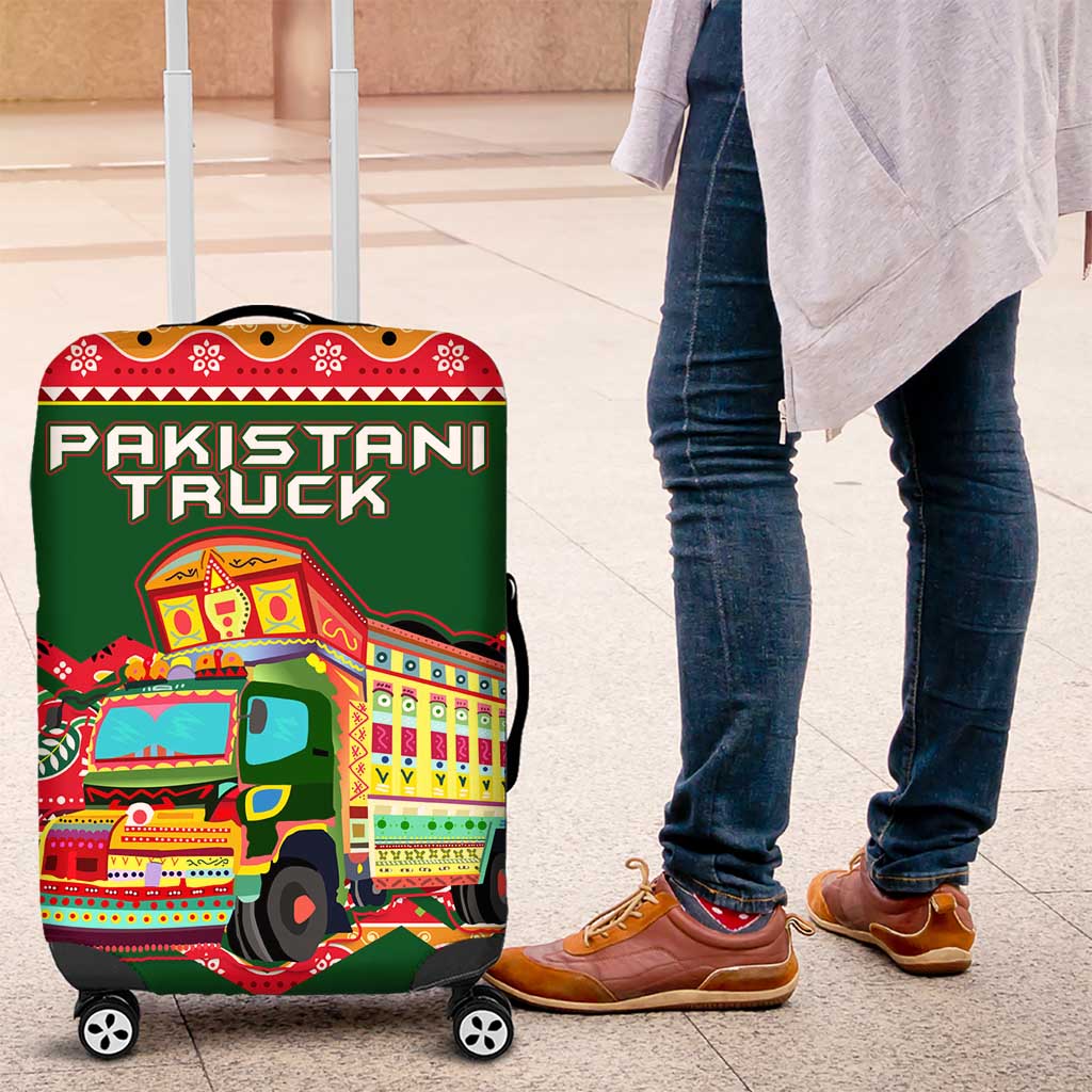 Pakistan Truck Art Luggage Cover National Emblem & Traditional Patterns TS04