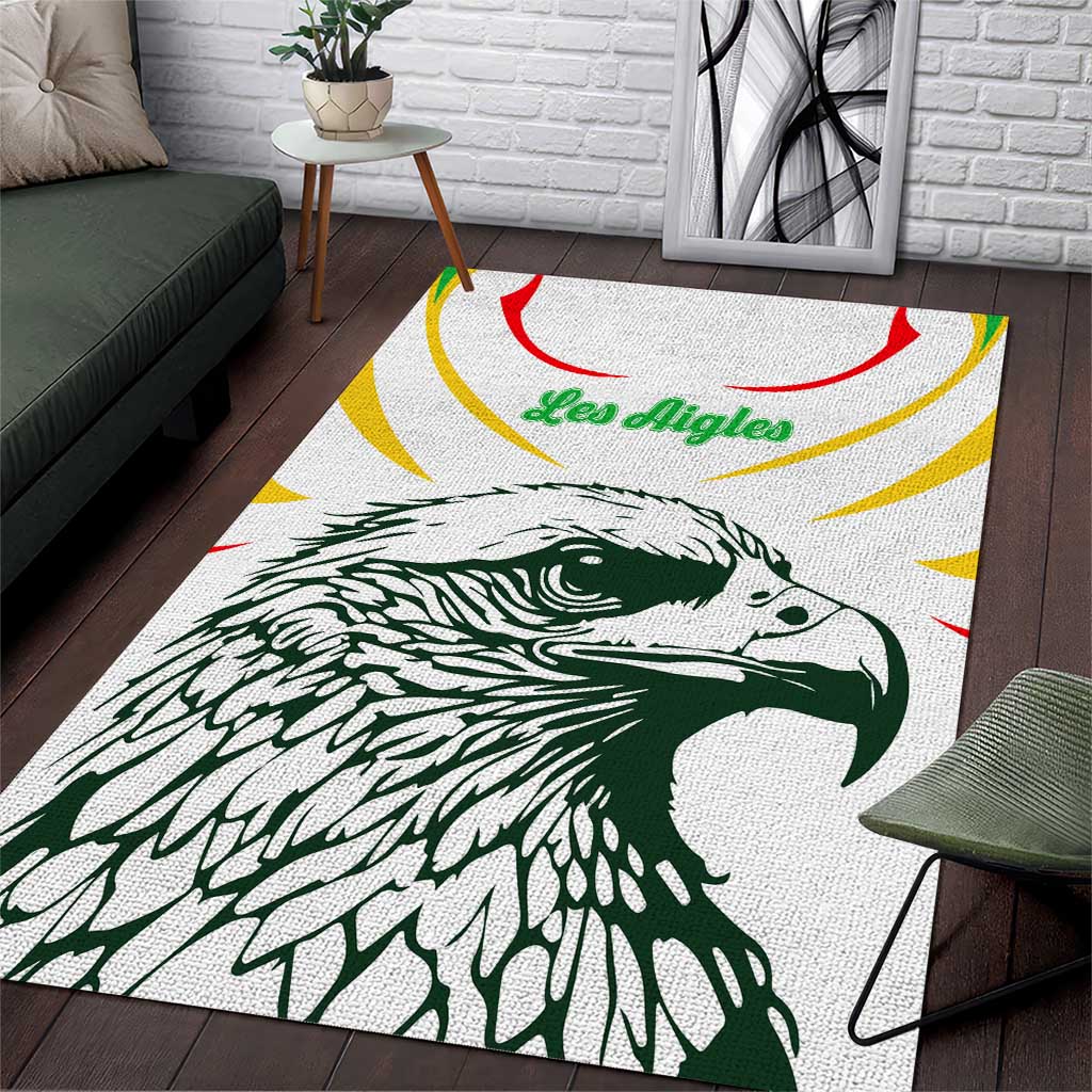 Mali Les Aigles Football Area Rug Eagles Sporty Style TS04