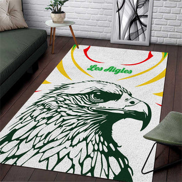 Mali Les Aigles Football Area Rug Eagles Sporty Style TS04
