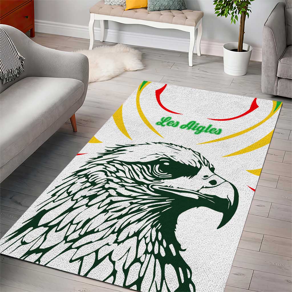 Mali Les Aigles Football Area Rug Eagles Sporty Style TS04
