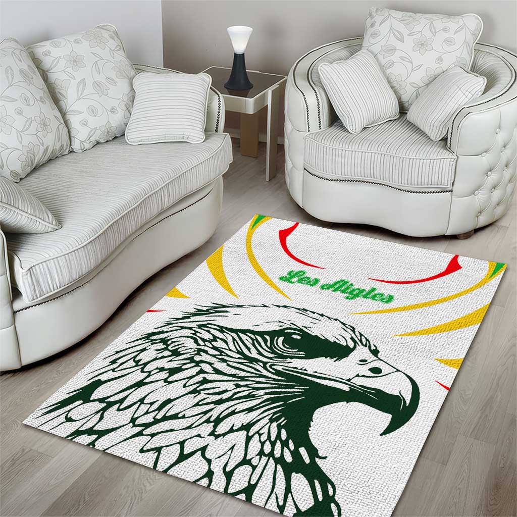 Mali Les Aigles Football Area Rug Eagles Sporty Style TS04