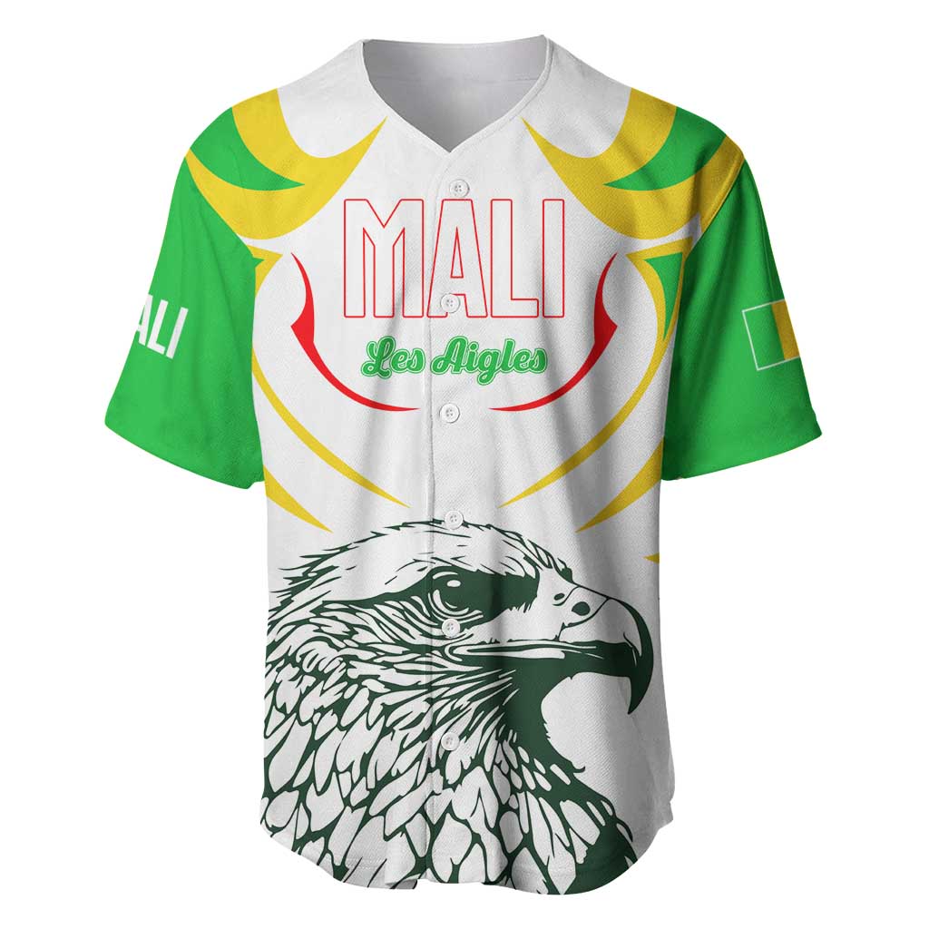 Mali Les Aigles Football Baseball Jersey Eagles Sporty Style TS04