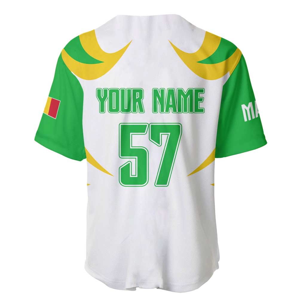 Mali Les Aigles Football Baseball Jersey Eagles Sporty Style TS04