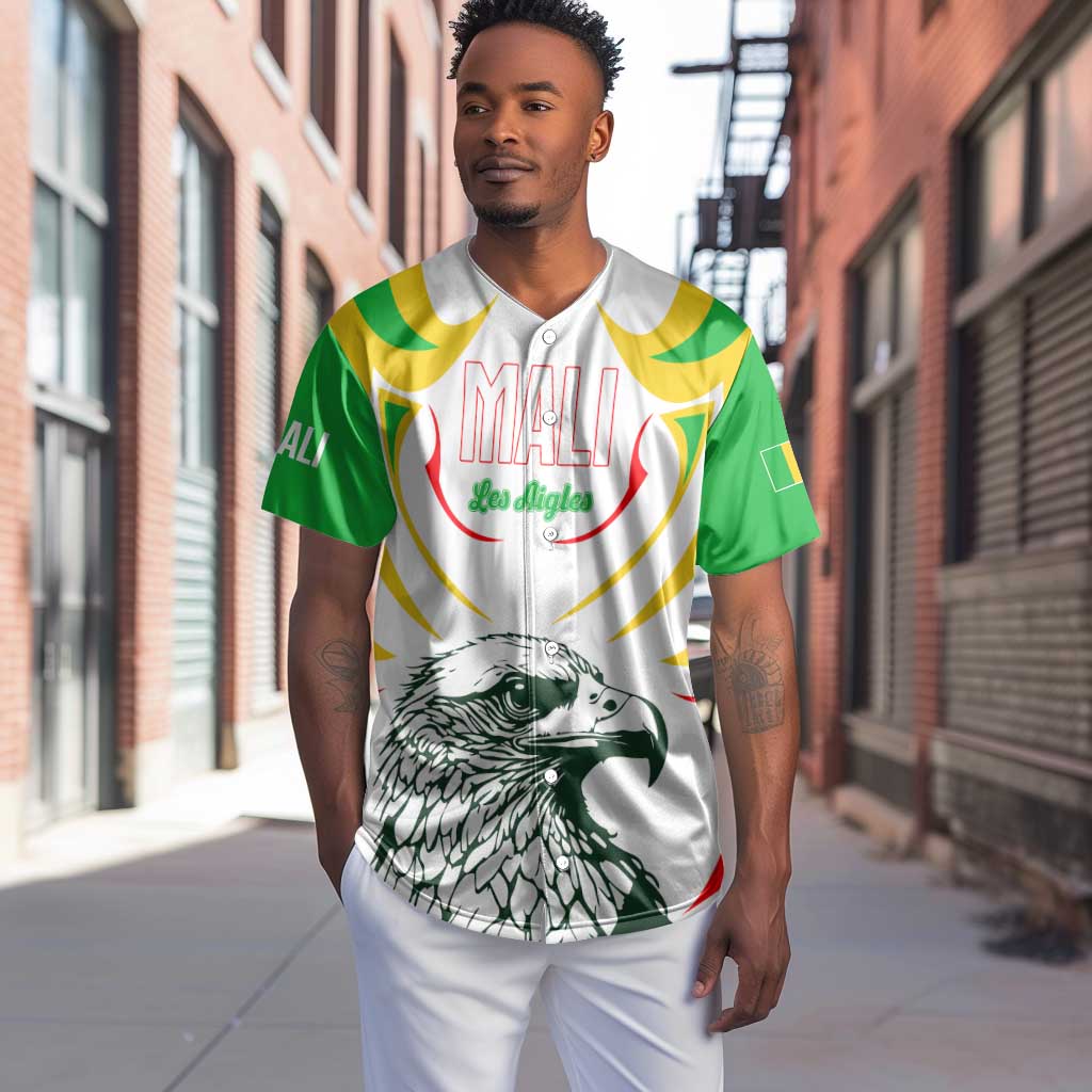 Mali Les Aigles Football Baseball Jersey Eagles Sporty Style TS04