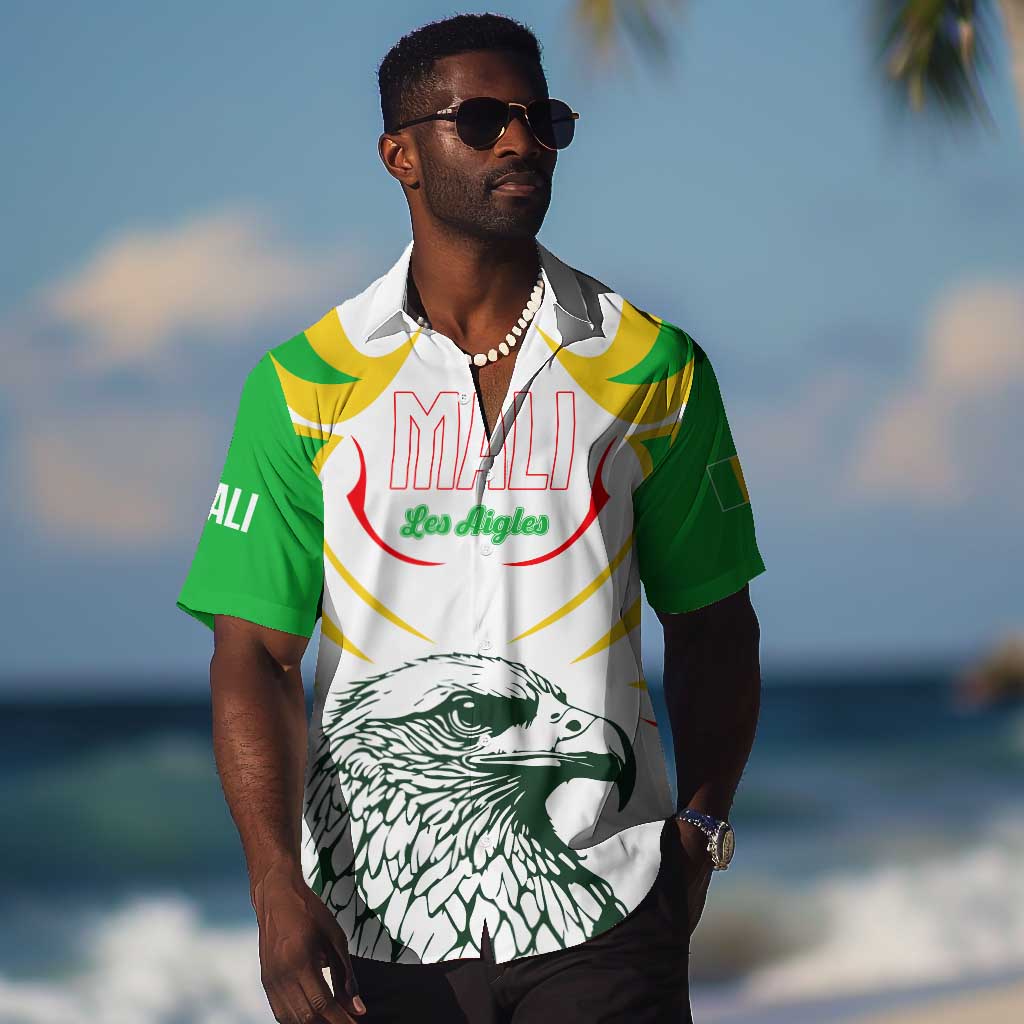 Mali Les Aigles Football Hawaiian Shirt Eagles Sporty Style TS04