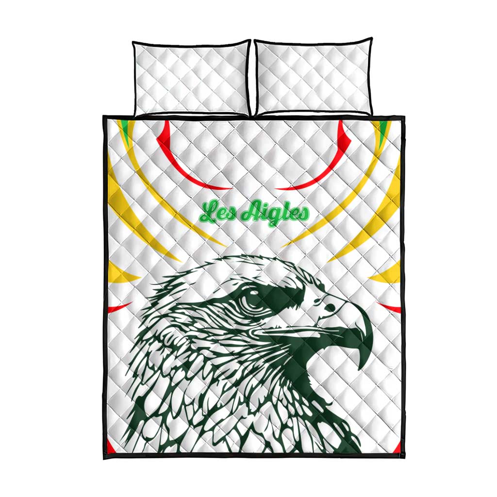 Mali Les Aigles Football Quilt Bed Set Eagles Sporty Style TS04