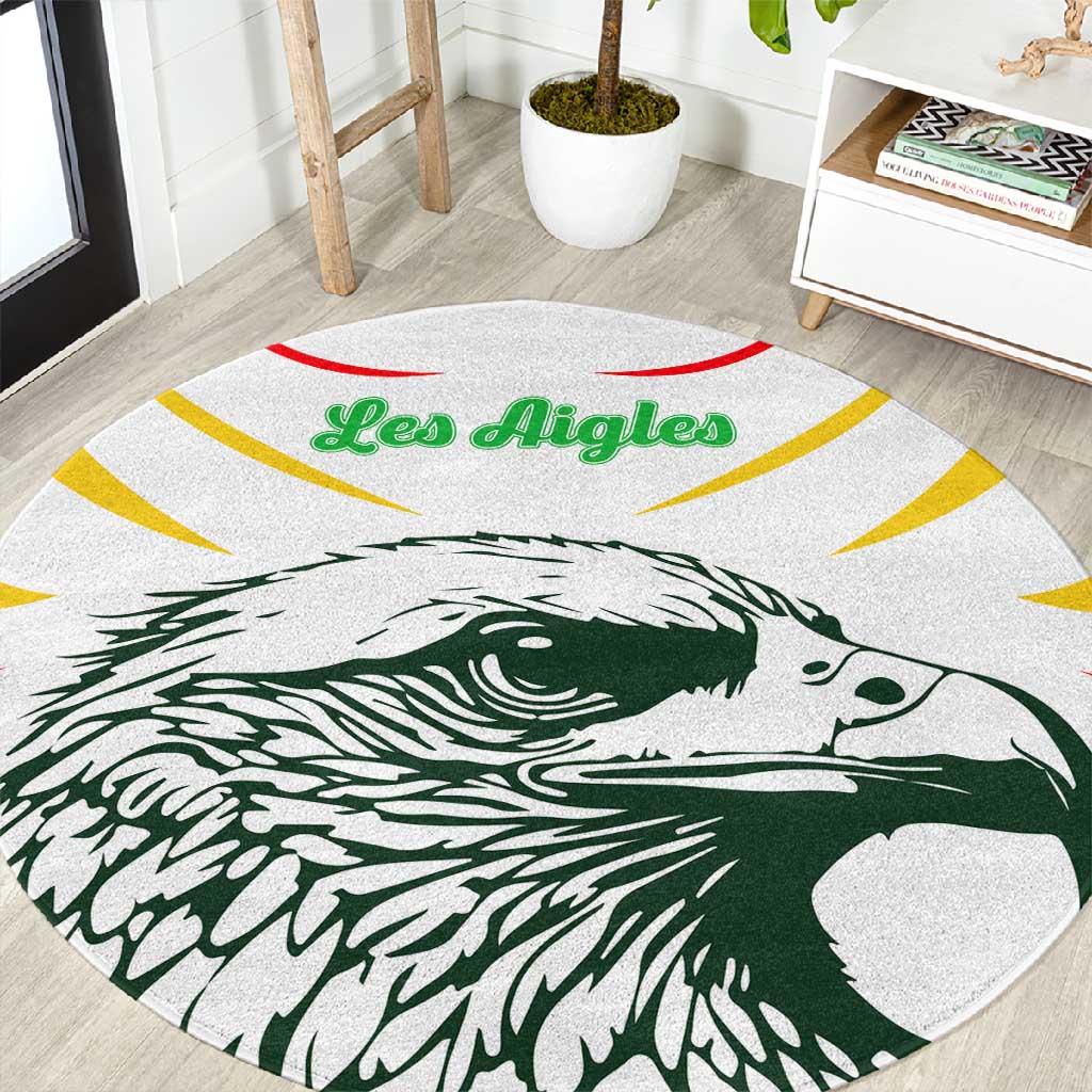 Mali Les Aigles Football Round Carpet Eagles Sporty Style TS04