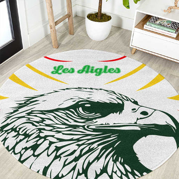 Mali Les Aigles Football Round Carpet Eagles Sporty Style TS04