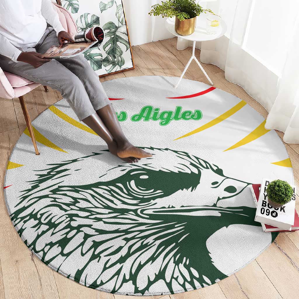 Mali Les Aigles Football Round Carpet Eagles Sporty Style TS04