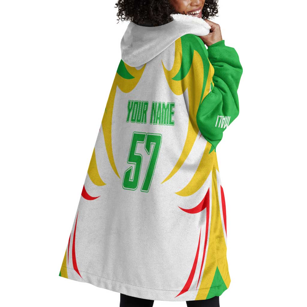 Mali Les Aigles Football Wearable Blanket Hoodie Eagles Sporty Style TS04