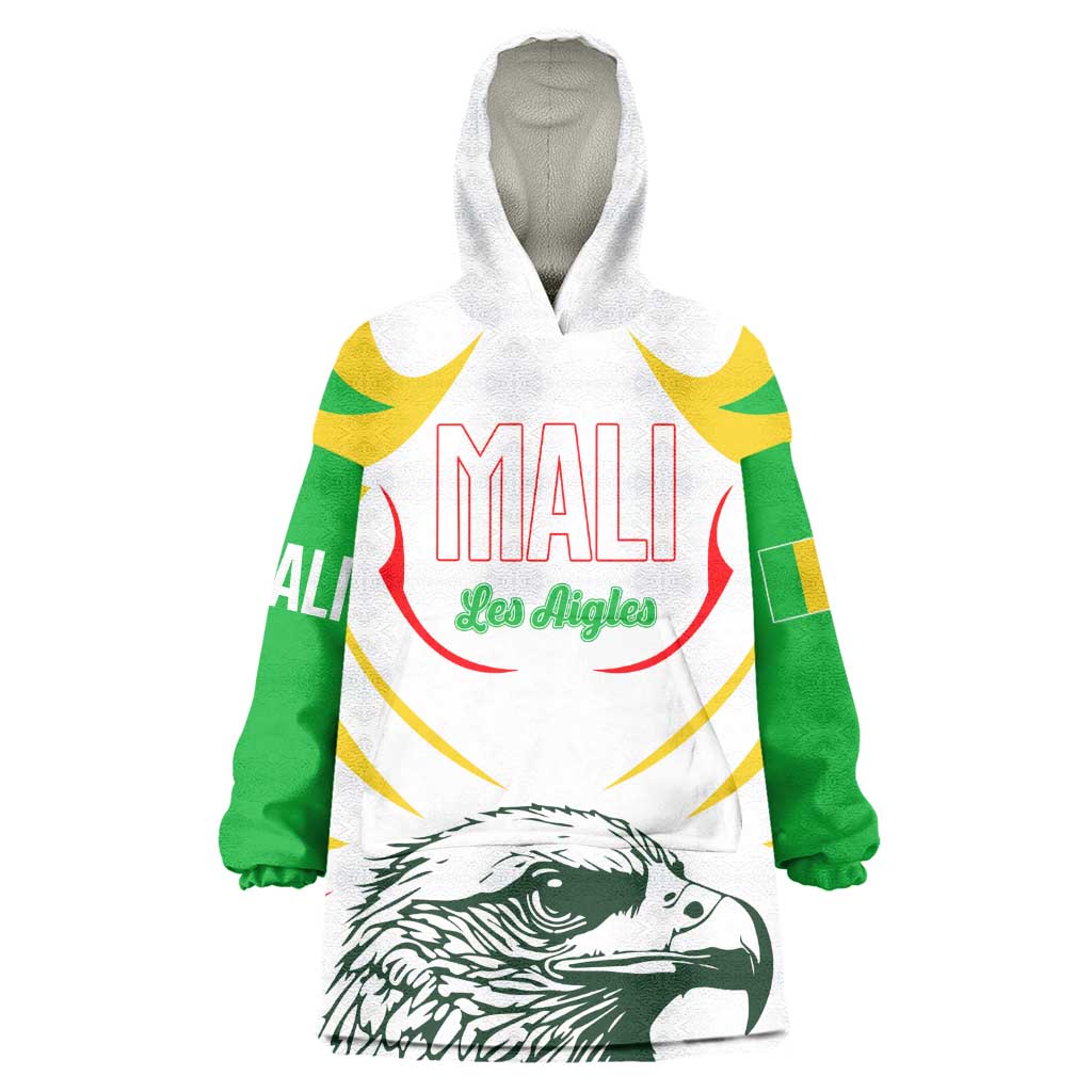 Mali Les Aigles Football Wearable Blanket Hoodie Eagles Sporty Style TS04