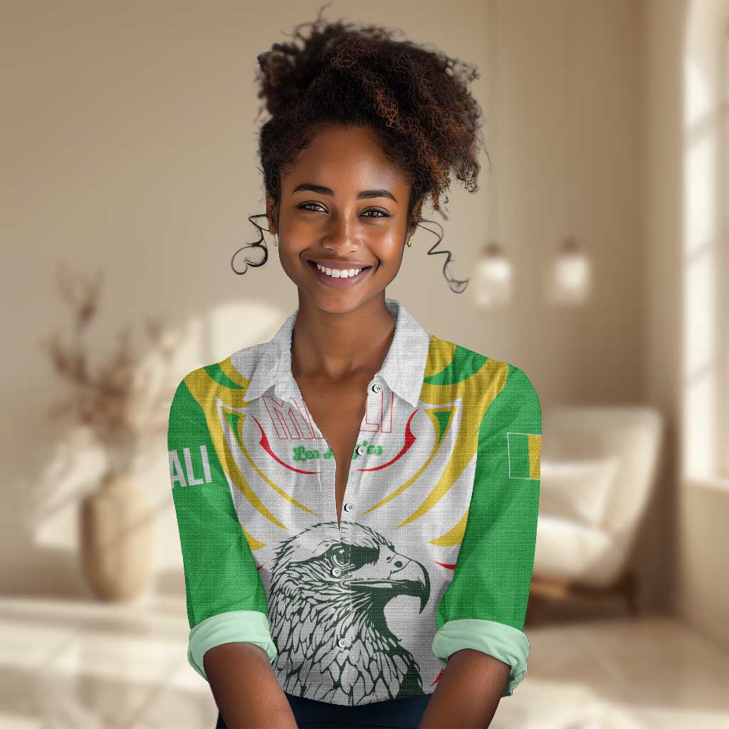 Mali Les Aigles Football Women Casual Shirt Eagles Sporty Style TS04