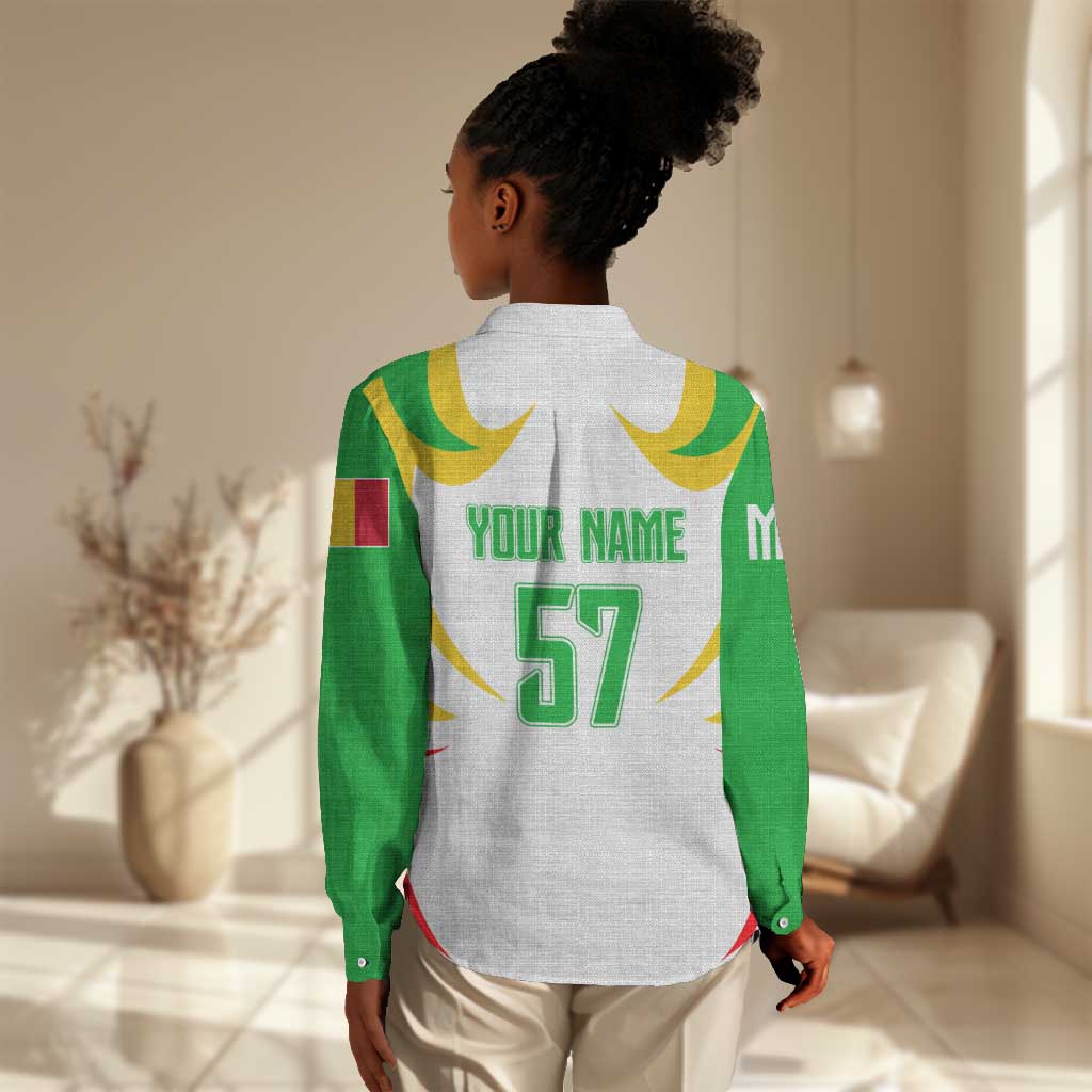 Mali Les Aigles Football Women Casual Shirt Eagles Sporty Style TS04