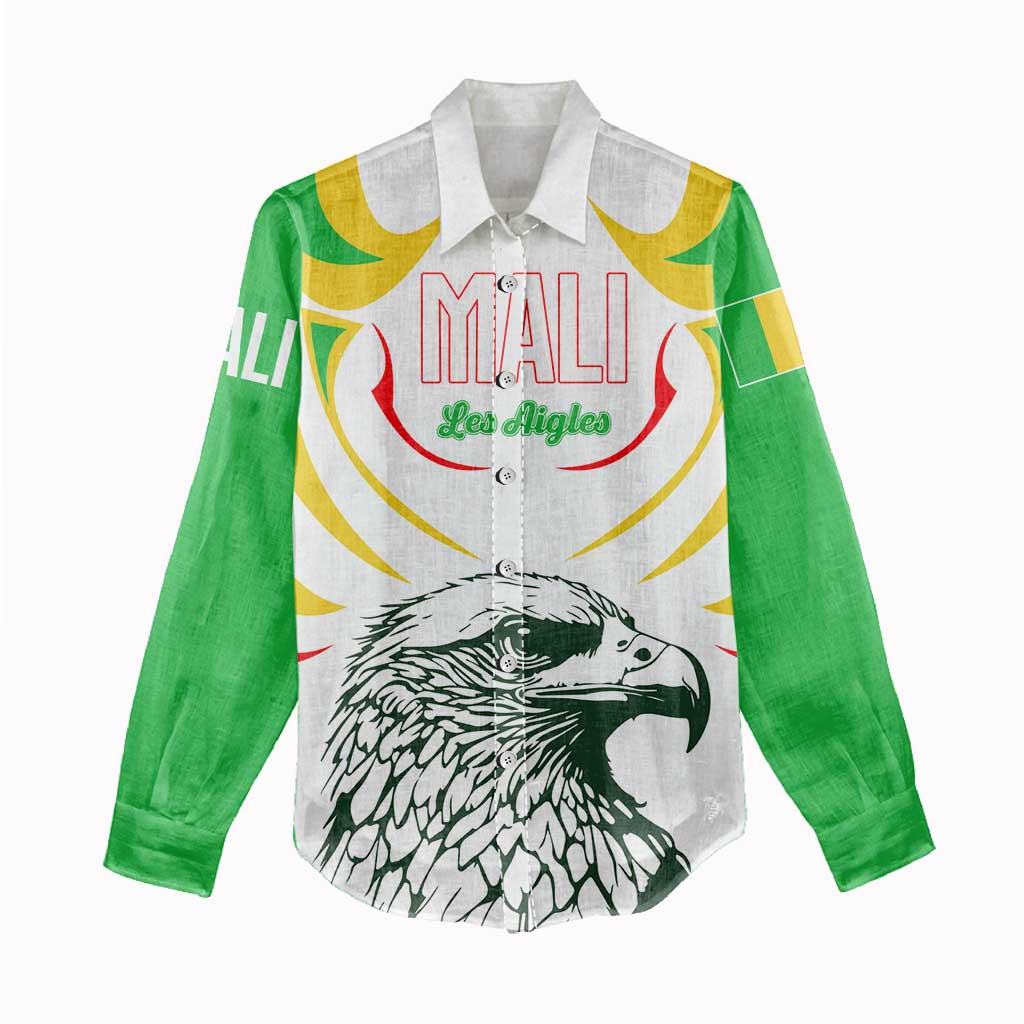Mali Les Aigles Football Women Casual Shirt Eagles Sporty Style TS04