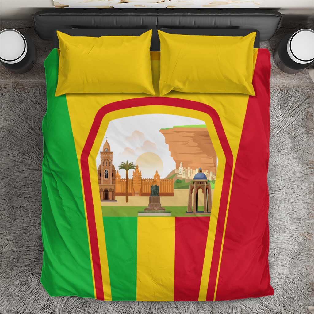 I Love Mali Bedding Set Famous Tourist Destinations TS04