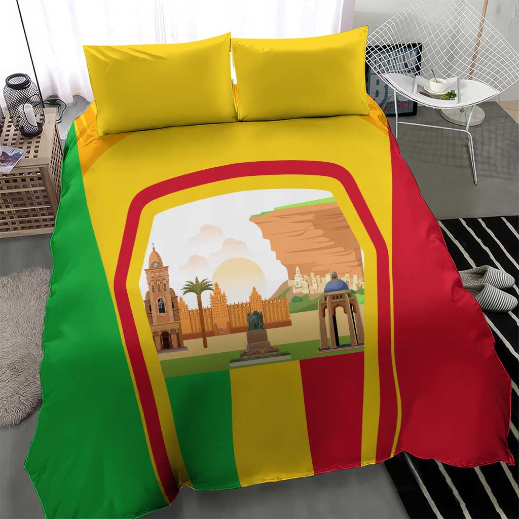 I Love Mali Bedding Set Famous Tourist Destinations TS04