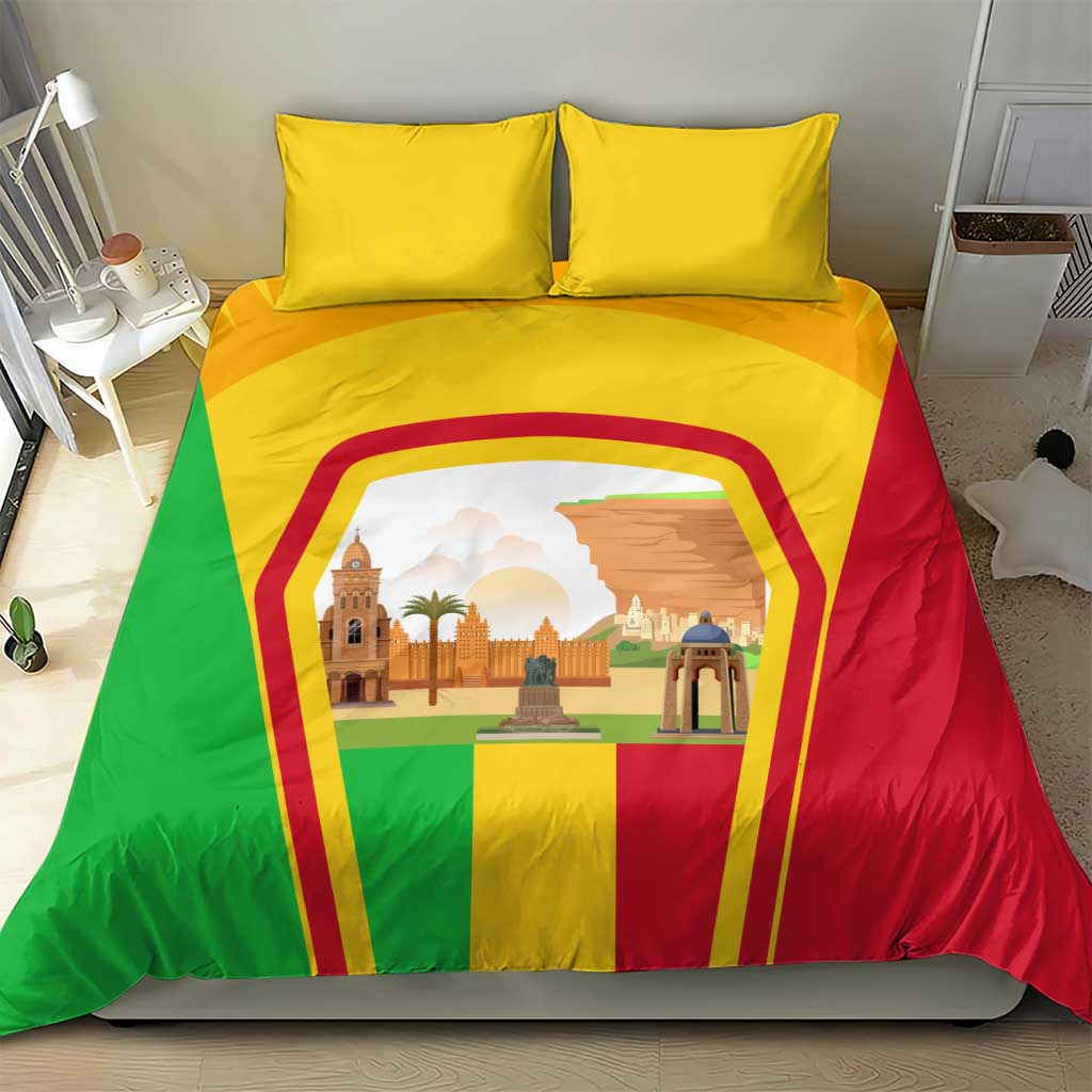 I Love Mali Bedding Set Famous Tourist Destinations TS04