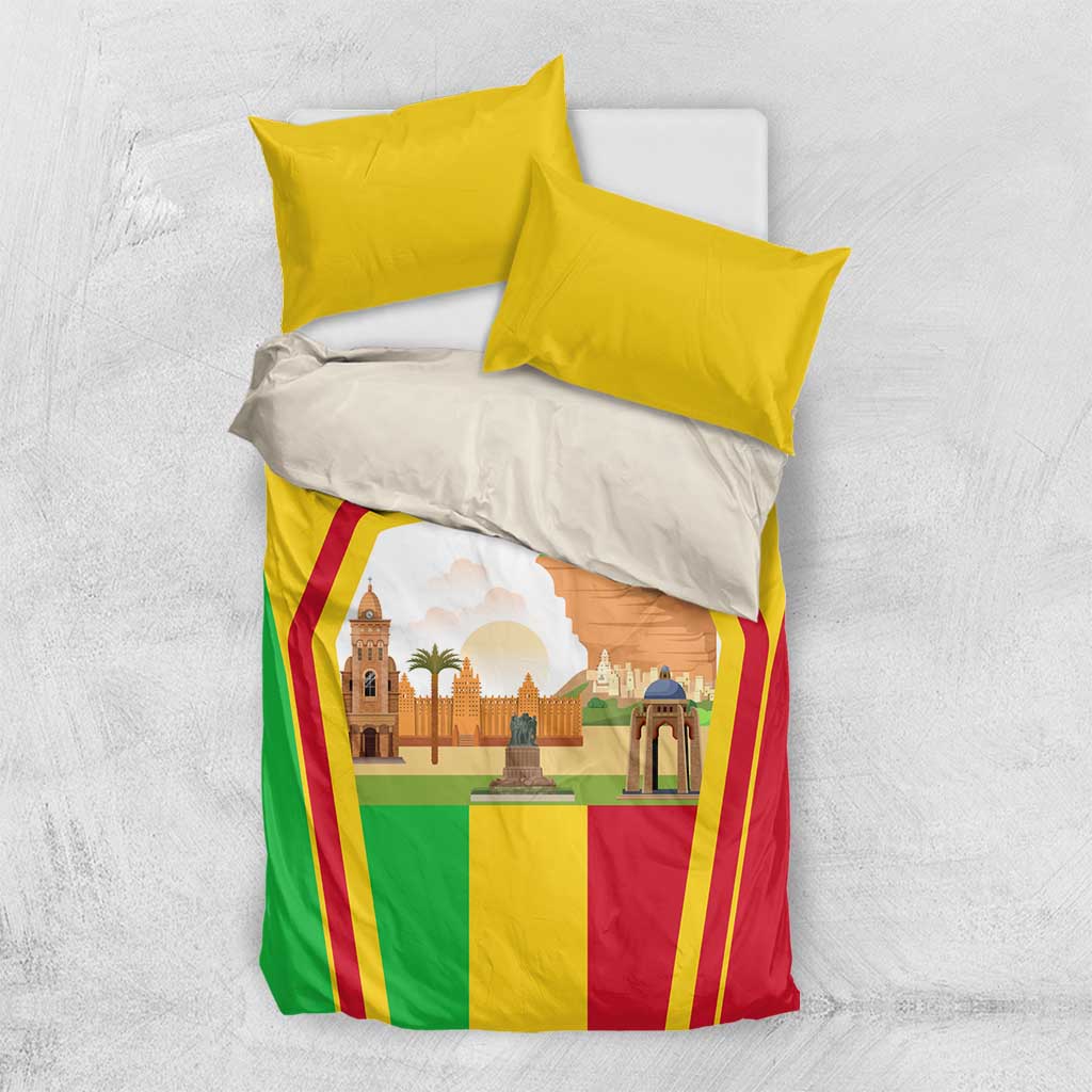 I Love Mali Bedding Set Famous Tourist Destinations TS04